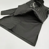 Yohji Yamamoto POUR HOMME 未使用品 TOBACCO PRINTED PADDED BLOUSE サイズ2 定価299200円 長袖シャツ 25AW ブラック メンズ ヨウジヤマモトプールオム【中古】6-0928T♪