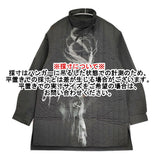 Yohji Yamamoto POUR HOMME 未使用品 TOBACCO PRINTED PADDED BLOUSE サイズ2 定価299200円 長袖シャツ 25AW ブラック メンズ ヨウジヤマモトプールオム【中古】6-0928T♪