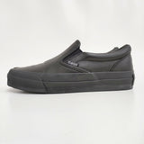 COMME des GARCONS HOMME Steer Slip OnSneakers サイズUS9 定価49500円 スニーカー 靴 レザー スリッポン 26SS ブラック メンズ コムデギャルソンオム【中古】6-0928G♪