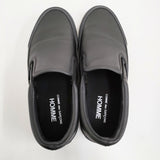 COMME des GARCONS HOMME Steer Slip OnSneakers サイズUS9 定価49500円 スニーカー 靴 レザー スリッポン 26SS ブラック メンズ コムデギャルソンオム【中古】6-0928G♪