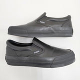COMME des GARCONS HOMME Steer Slip OnSneakers サイズUS9 定価49500円 スニーカー 靴 レザー スリッポン 26SS ブラック メンズ コムデギャルソンオム【中古】6-0928G♪