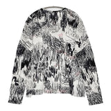 mina perhonen cache-cache aca8942 サイズ40 定価30800円 コットン 長袖Ｔシャツ カットソー ロンＴ ホワイト ブラック レディース ミナペルホネン【中古】6-0928M♪