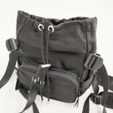 ENFOLD BACK-PACK バックパック 300JA255-2791 定価36300円 ナイロン リュック・デイパック 26AW ブラック レディース エンフォルド【中古】6-0928G♪
