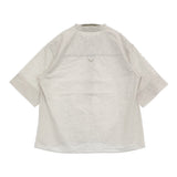 MHL. HIGHCOUNT TOP DYED COTTON サイズ1 595-6152551 定価24200円 プルオーバー 半袖シャツ 26SS アイボリー レディース エムエイチエル【中古】6-0928S♪