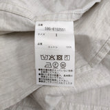 MHL. HIGHCOUNT TOP DYED COTTON サイズ1 595-6152551 定価24200円 プルオーバー 半袖シャツ 26SS アイボリー レディース エムエイチエル【中古】6-0928S♪