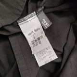 nest Robe コットンリネンチャーチドレス 定価29700円 タイプライター ワンピース 26AW ダークブラウン レディース ネストローブ【中古】6-0928M♪