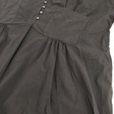 nest Robe コットンリネンチャーチドレス 定価29700円 タイプライター ワンピース 26AW ダークブラウン レディース ネストローブ【中古】6-0928M♪