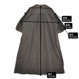 nest Robe コットンリネンチャーチドレス 定価29700円 タイプライター ワンピース 26AW ダークブラウン レディース ネストローブ【中古】6-0928M♪