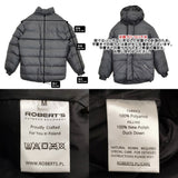 ROBERT'S OUTDOOR EQUIPMENT ロバーツアウトドアエキップメント ORION 300 サイズM ポーランド製 定価107800円 ダウンジャケット ブラック メンズ【中古】6-0928A♪