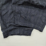 nest Robe ウールコットンチェックテーパードパンツ 定価27500円 01244-1234 イージー パンツ 24AW ネイビー レディース ネストローブ【中古】6-1013T♪