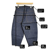 SCYE BASICS 新品 バルーンデニムパンツ サイズ26 5221-81534 デニムパンツ インディゴ ネイビー レディース サイベーシックス【中古】6-0928G♪