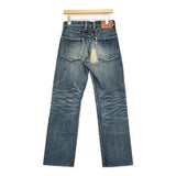 KAPITAL BORO パッチワーク ヴィンテージ加工 サイズ1/S デニムパンツ ブルー レディース キャピタル【中古】6-0928G♪