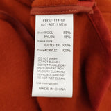 Danton HOODED BLOUSON ウールメルトンショートコート サイズ36 定価30800円 DT-A0711 ブルゾン オレンジ レディース ダントン【中古】6-1013T♪