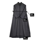 tao COMME des GARCONS 定番ウールギャバ後染ワンピース サイズL TC-O100 ドレス ワンピース AD2020 ブラック レディース タオ コムデギャルソン【中古】6-1006M♪