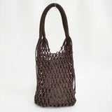 UNITED ARROWS 新品 UA CODE MESH TOTE コードメッシュトートバッグ 定価16940円 トートバッグ 26SS ダークブラウン レディース ユナイテッドアローズ【中古】6-1006G♪