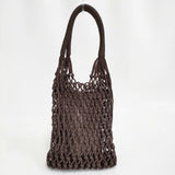 UNITED ARROWS 新品 UA CODE MESH TOTE コードメッシュトートバッグ 定価16940円 トートバッグ 26SS ダークブラウン レディース ユナイテッドアローズ【中古】6-1006G♪