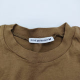 mina perhonen breezy aea8102 ギャザースリーブプルオーバー 定価29700円 長袖Ｔシャツ カットソー ロンＴ 26AW ブラウン レディース ミナペルホネン【中古】6-1006M♪