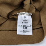 mina perhonen breezy aea8102 ギャザースリーブプルオーバー 定価29700円 長袖Ｔシャツ カットソー ロンＴ 26AW ブラウン レディース ミナペルホネン【中古】6-1006M♪
