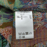 SUM1 STYLE ear PAPILLONNER 動物柄デニム切り替えジャケット アニマル柄 ゴブラン織り 定価27500円 デニムジャケット カーキ レディース スミスタイル【中古】6-1006M♪