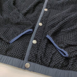 THE NORTH FACE PURPLE LABEL Field Reversible Snap Cardigan WS N25SA006 定価29700円 リバーシブル カーディガン 25SS ネイビー レディース ザノースフェイスパープルレーベル【中古】6-1013T♪