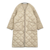 HYKE 新品 QUILED LINER COAT 定価61600円 キルティングライナーコート サイズ2 コート 23AW ベージュ レディース ハイク【中古】6-1006T♪