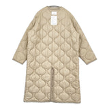 HYKE 新品 QUILED LINER COAT 定価61600円 キルティングライナーコート サイズ2 コート 23AW ベージュ レディース ハイク【中古】6-1006T♪