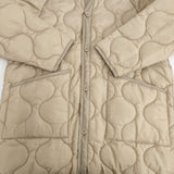 HYKE 新品 QUILED LINER COAT 定価61600円 キルティングライナーコート サイズ2 コート 23AW ベージュ レディース ハイク【中古】6-1006T♪
