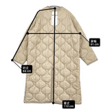 HYKE 新品 QUILED LINER COAT 定価61600円 キルティングライナーコート サイズ2 コート 23AW ベージュ レディース ハイク【中古】6-1006T♪