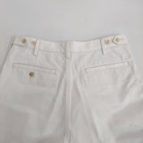 AURALEE WASHED FINX CHINO ONE-TUCK PANTS サイズ3 A25SP02FC 定価44000円 チノパンツ 25SS アイボリーホワイト メンズ オーラリー【中古】6-1006M♪