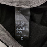 Ets.MATERIAUX ウール/シルク ファーマートラウザー サイズ2 定価35200円 EDIFICE パンツ 25AW ブラック メンズ イーティーエスマテリオ【中古】6-1006T♪