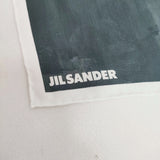 JIL SANDER INTERIOR SERIES/MOMENT 2 Chaos限定スカーフ 定価55000円 シルク プリント スカーフ 26AW グリーン ユニセックス ジルサンダー【中古】6-1006G♪
