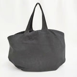 MINI-TET ミニテット Plombier tote bag 定価83600円 イギリス製 コットンキャンバス トートバッグ ブラック メンズ【中古】6-1006G♪