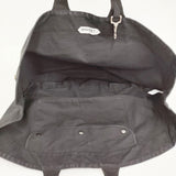 MINI-TET ミニテット Plombier tote bag 定価83600円 イギリス製 コットンキャンバス トートバッグ ブラック メンズ【中古】6-1006G♪