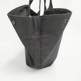 MINI-TET ミニテット Plombier tote bag 定価83600円 イギリス製 コットンキャンバス トートバッグ ブラック メンズ【中古】6-1006G♪