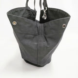 MINI-TET ミニテット Plombier tote bag 定価83600円 イギリス製 コットンキャンバス トートバッグ ブラック メンズ【中古】6-1006G♪
