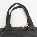 MINI-TET ミニテット Plombier tote bag 定価83600円 イギリス製 コットンキャンバス トートバッグ ブラック メンズ【中古】6-1006G♪