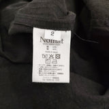 Nomat JUMPSUIT/SILK COTTON RIPSTOP サイズ2 定価96400円 コットンシルク リップストップ オールインワン ツナギ 26SS ブラック メンズ ノマット【中古】6-1006S♪