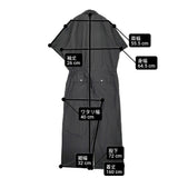 Nomat JUMPSUIT/SILK COTTON RIPSTOP サイズ2 定価96400円 コットンシルク リップストップ オールインワン ツナギ 26SS ブラック メンズ ノマット【中古】6-1006S♪