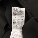 Y's Y's BORN PRODUCT THIN COTTON TWILL WIDE CUFFS SHIRT 定価30800円 ドルマンスリーブ シャツ ブラック レディース ワイズ/Yohji【中古】6-1006M♪