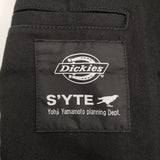 s'yte Yohji Yamamoto/Dickies ASYMMETRIC FLAP-POCKET TAPERED PANTS サイズ2 定価39600円 パンツ ブラック メンズ サイトヨウジヤマモト/ディッキーズ【中古】6-1006G♪