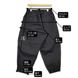 s'yte Yohji Yamamoto/Dickies ASYMMETRIC FLAP-POCKET TAPERED PANTS サイズ2 定価39600円 パンツ ブラック メンズ サイトヨウジヤマモト/ディッキーズ【中古】6-1006G♪