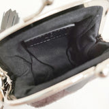 Y's 未使用 COW LEATHER METAL CLASP KEY CHARM 定価33000円 キーホルダー チャーム 26AW ボルドー レディース ワイズ/Yohji【中古】6-1006G♪