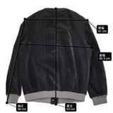 mina perhonen lampo za2355 コーデュロイ ベルベット ジャケット 定価72600円 サイズ38 ブルゾン ダークネイビー レディース ミナペルホネン【中古】6-1013T♪