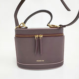 PARIS/64 パリ64 Prismatic 定価95300円 ハンドバッグ レザー 2way ショルダーバッグ ボルドー レディース【中古】6-1006G♪