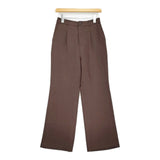 JOURNAL STANDARD relume 接触冷感 防シワ MULTI FUNC+ フレアパンツ サイズ38 定価11000円 パンツ 26SS ブラウン レディース ジャーナルスタンダードレリューム【中古】6-1006M♪