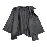 mizuiro-ind シンセティックレザーシャツジャケット 定価36300円 ワークブルゾン ジャケット 25AW ブラック レディース ミズイロインド【中古】6-1006M♪