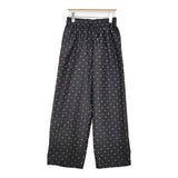 JOURNAL STANDARD relume カットドビードットパンツ サイズ38 定価9900円 パンツ 26SS ブラック ホワイト レディース ジャーナルスタンダードレリューム【中古】6-1006G♪