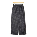 JOURNAL STANDARD relume カットドビードットパンツ サイズ38 定価9900円 パンツ 26SS ブラック ホワイト レディース ジャーナルスタンダードレリューム【中古】6-1006G♪