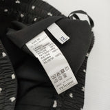 JOURNAL STANDARD relume カットドビードットパンツ サイズ38 定価9900円 パンツ 26SS ブラック ホワイト レディース ジャーナルスタンダードレリューム【中古】6-1006G♪