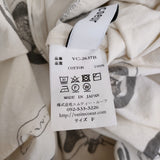 veritecoeur 野菜柄プリント ボックスタックワンピース 定価41800円 VC-2637B ワンピース 生成り レディース ヴェリテクール【中古】6-1013M♪